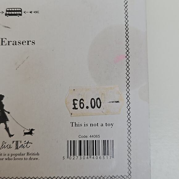 Alice Tait London UK Themed Erasers | Set of 4 - Picture 6 of 8